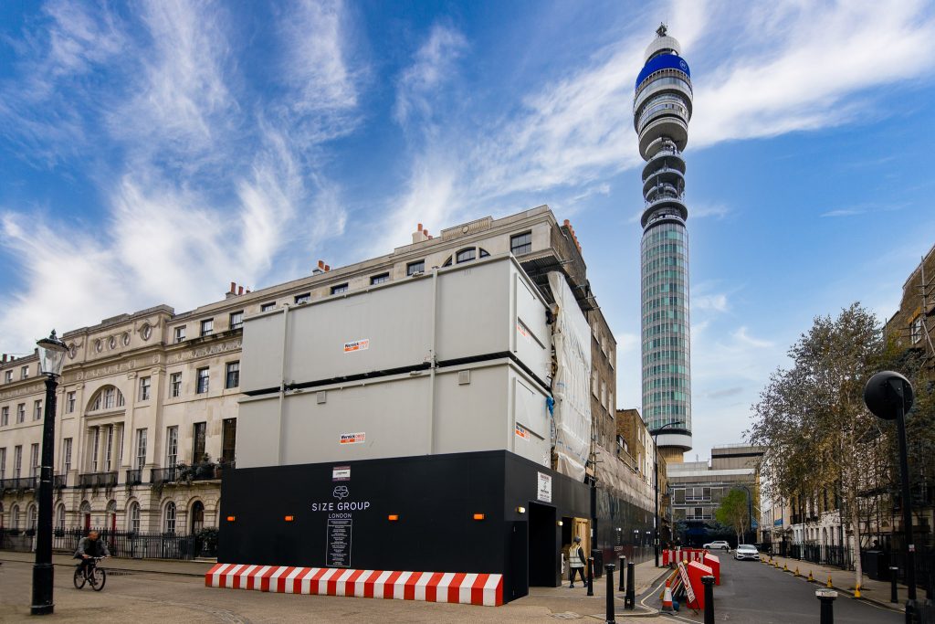 Construction photography in London